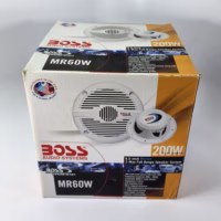 [1 Pair] Boss MR60W Weather Proof Full Range 6.5" 2-Way Speaker - New Old Stock