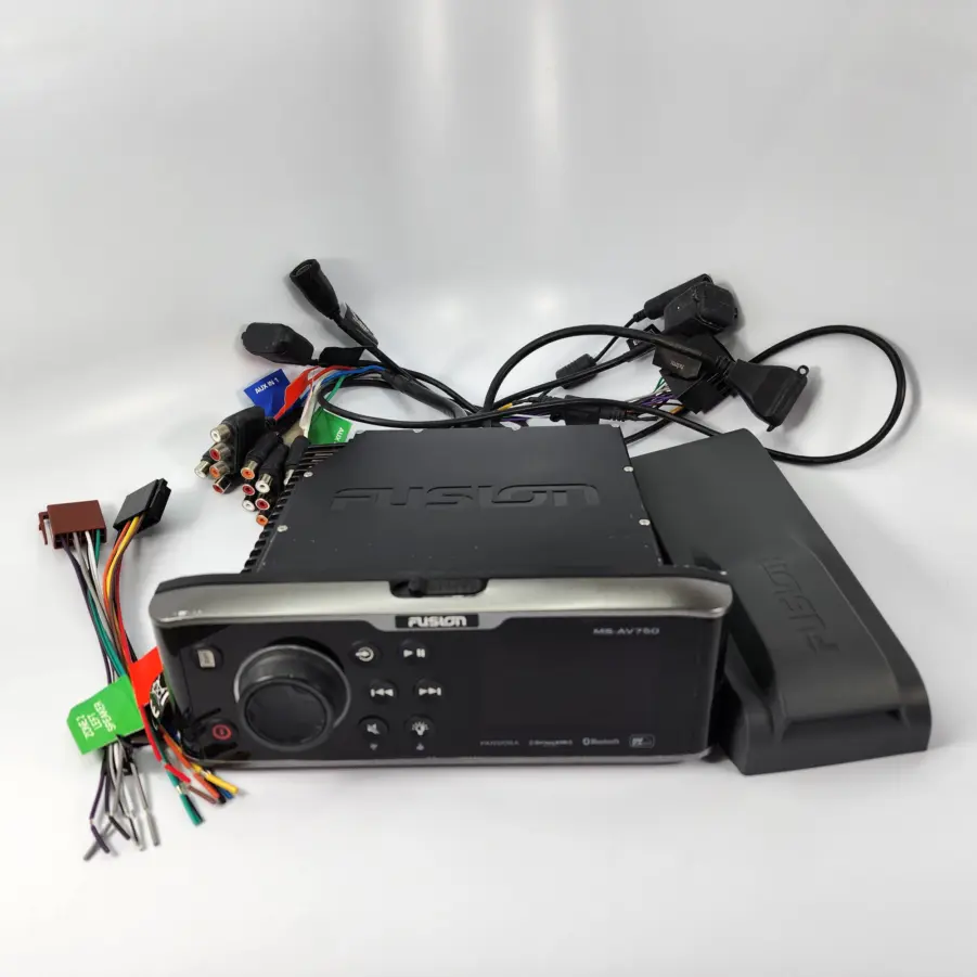 Fusion - MS-AV750 Marine DVD Entertainment System w/ Bluetooth - TESTED/WORKING