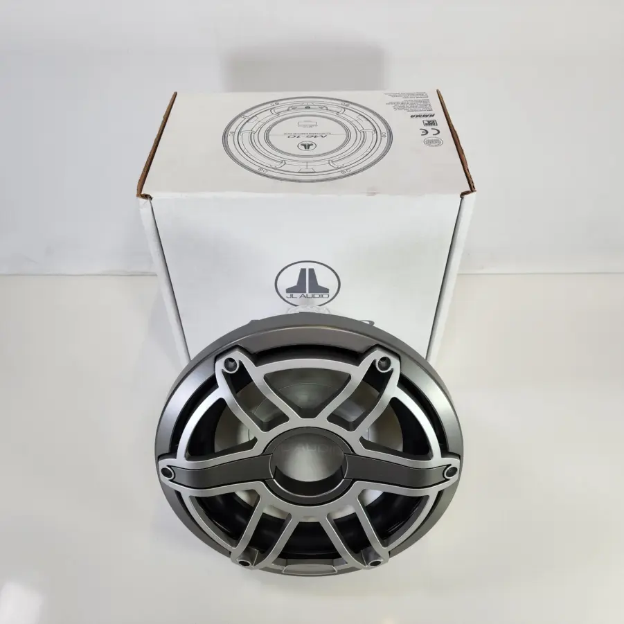 JL Audio M6-10IB-S-GmTi-i-4 10-inch Marine Subwoofer with LED - New Open Box - Image 2