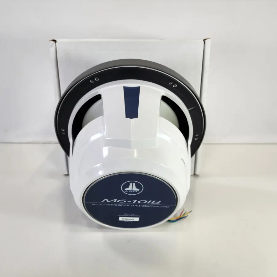 JL Audio M6-10IB-S-GmTi-i-4 10-inch Marine Subwoofer with LED - New Open Box - Image 9
