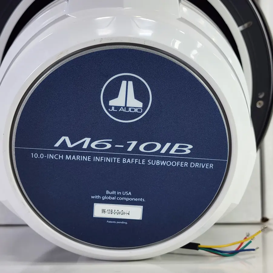 JL Audio M6-10IB-S-GmTi-i-4 10-inch Marine Subwoofer with LED - New Open Box - Image 10