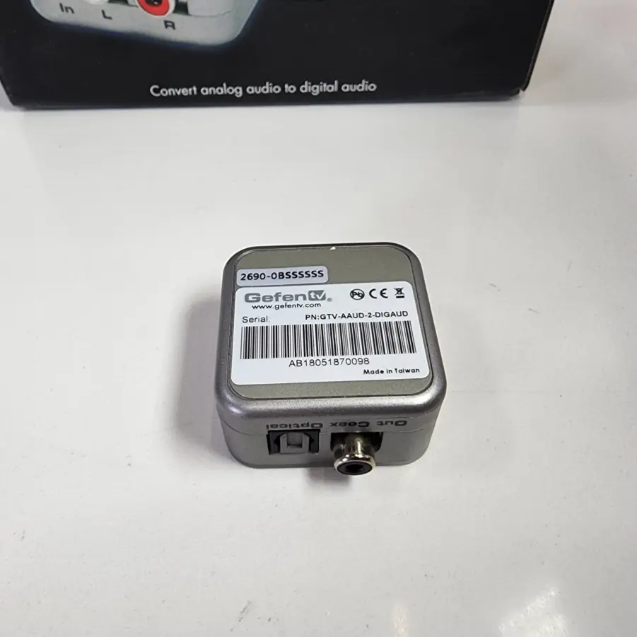 Gefen GTV-AAUD-2-DIGAUD-CO Stereo Digital-to-Analog Audio Converter - Open Box - Image 7