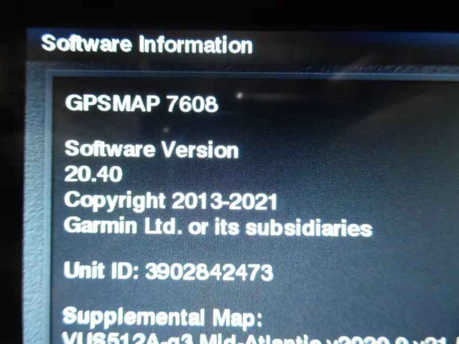 Garmin GPSmap 7608 W/ Suncover Tested Good! (90 Day Warr!) - Image 9