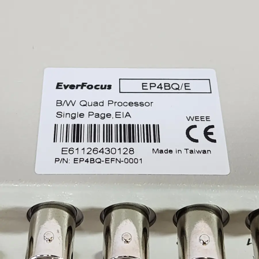 EverFocus EP4BQ/E EverPlex 4BQ B/W Quad Video Processor for CCTV - New Old Stock - Image 10