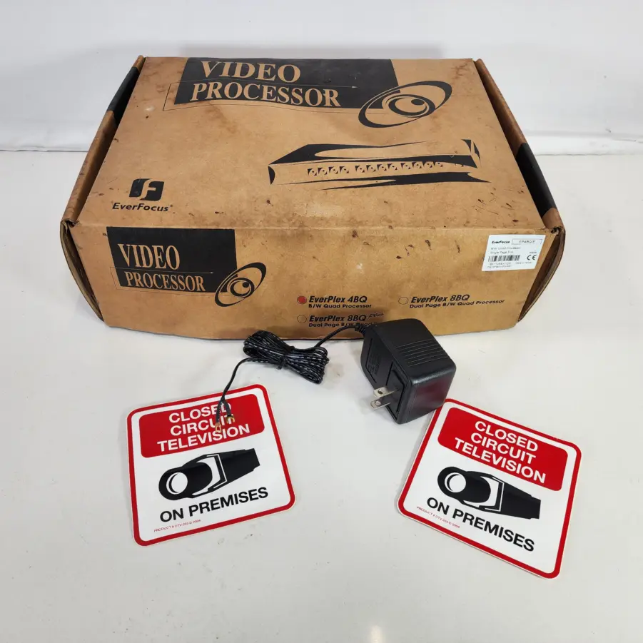 EverFocus EP4BQ/E EverPlex 4BQ B/W Quad Video Processor for CCTV - New Old Stock - Image 12