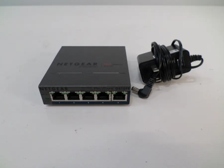 Netgear Prosafe GS105E 5 Port Gigabit Managed Switch