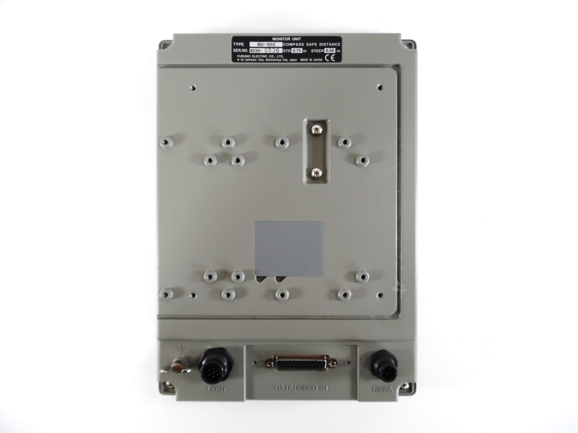 Mu 101 Furuno MU-101C Marine Monitor w/Mounting Plate for FCV-1200 *Tested ...