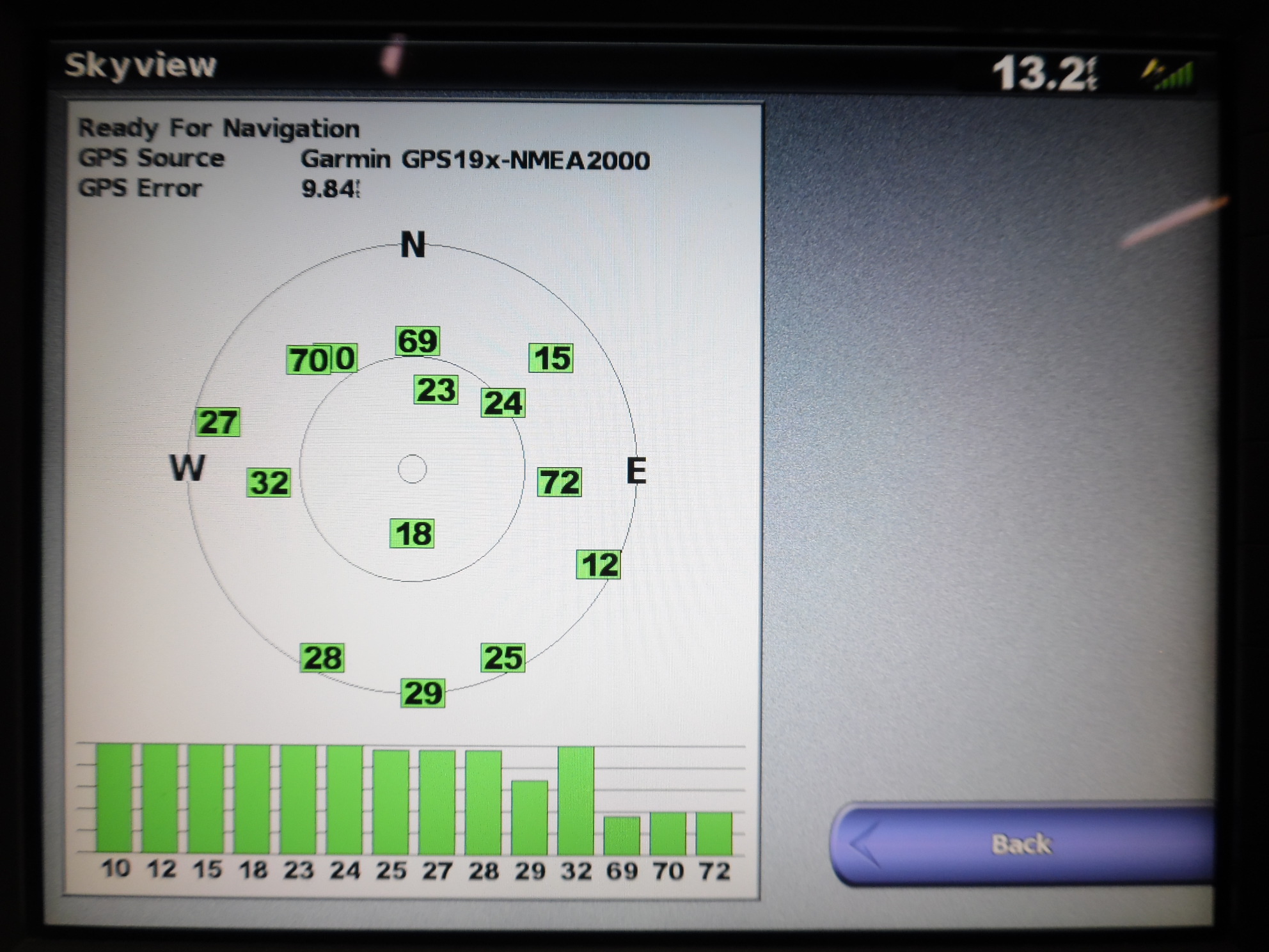 Pannello Schermo LCD Di Ricambio Per Garmin GPSMAP 6212 – Qualità 90% Come Nuovo, Testato