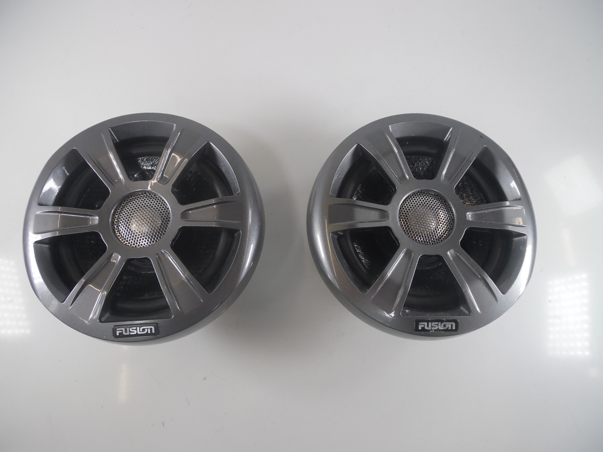 Fusion MSFR6021 63/4'' 2Way Marine Speakers x2 w/ Gray Sport Grilles