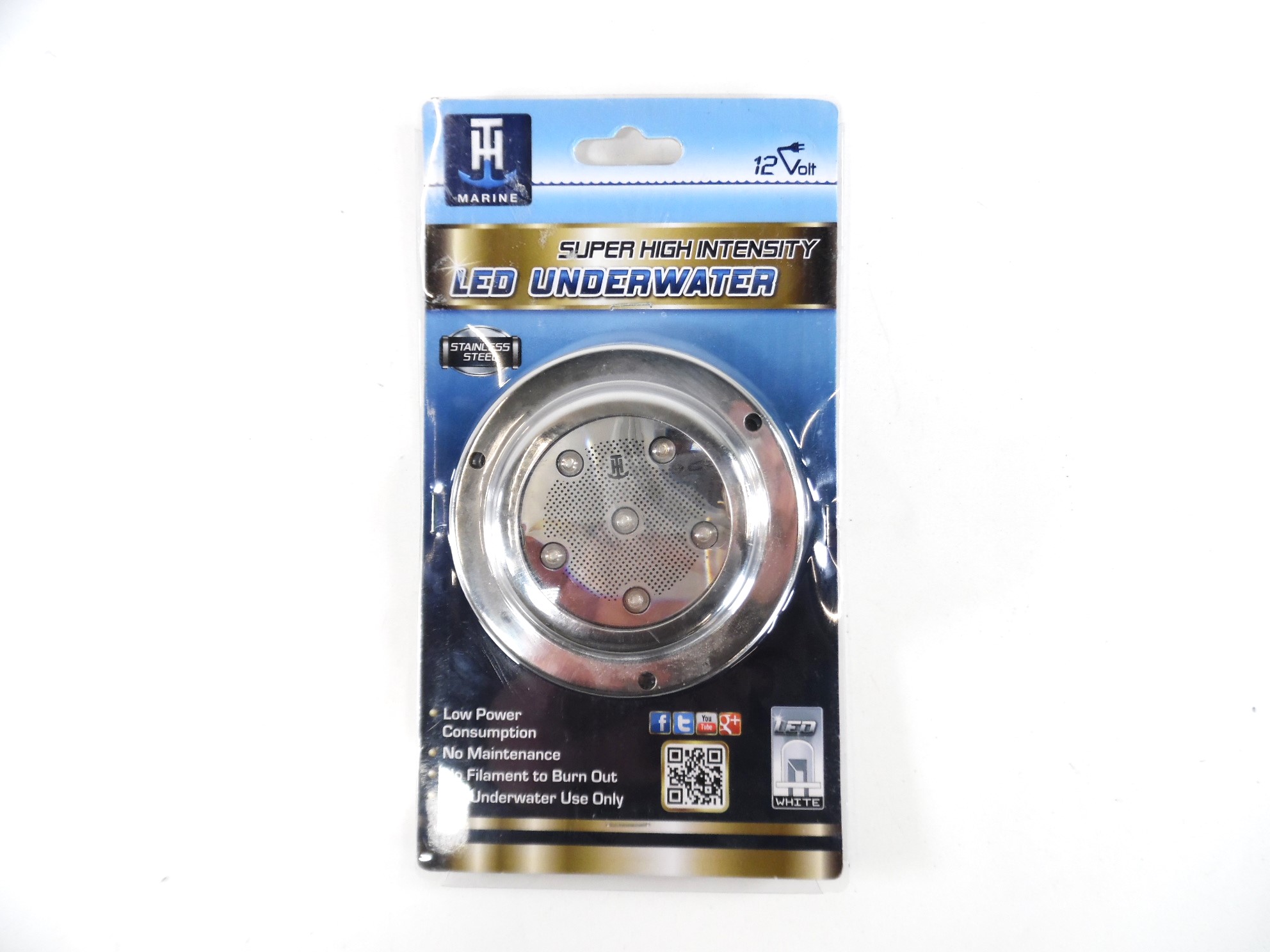 TH Marine Supplies LED Underwater LightLED39060DPWhite *NEW OLD
