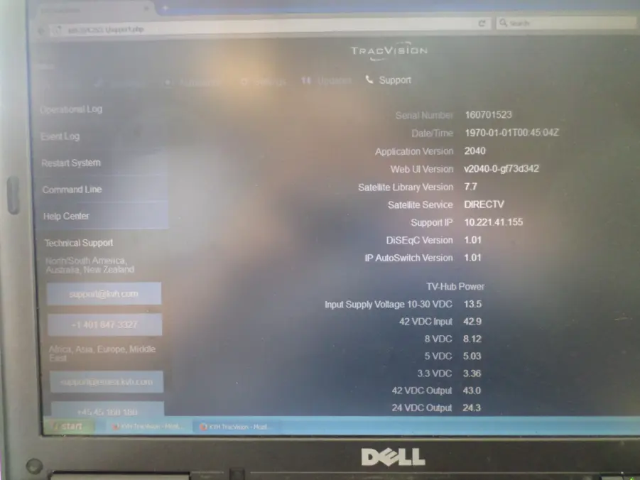 KVH TracVision TV3 37cm Marine Satellite Tracking System Max Marine