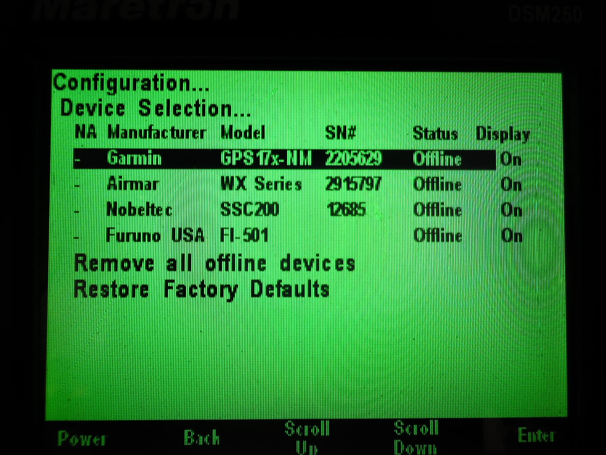 Furuno FI-501 (FI Series) Wind Angle Display **Bench-Tested!** - Max ...