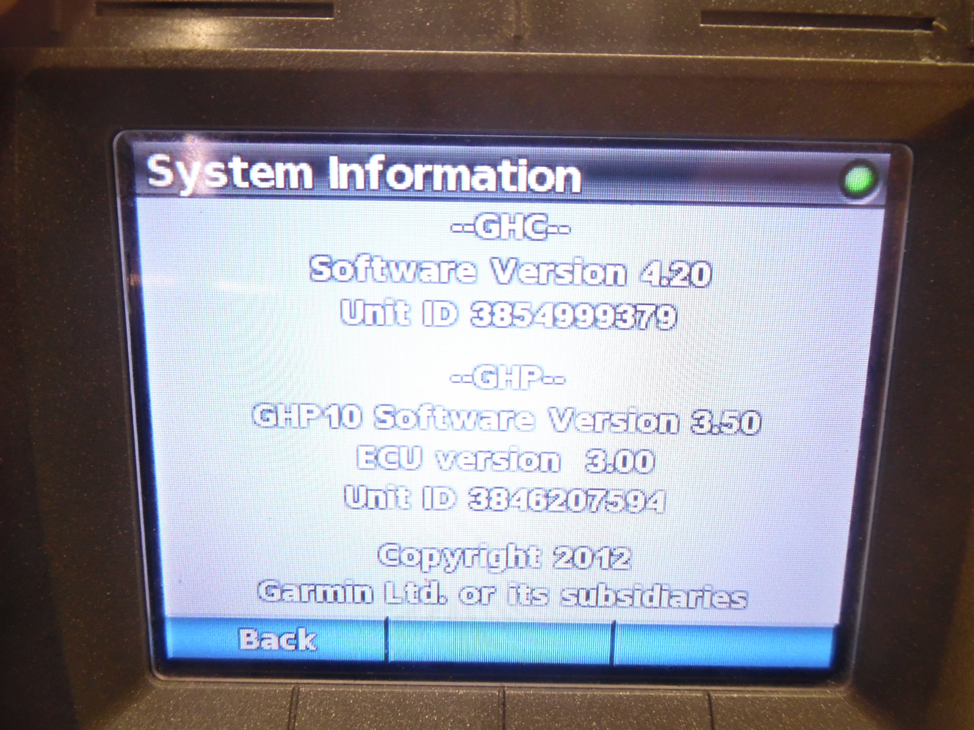 Garmin Boat Autopilot Compass Ball GHP 10 CCU Tested 0101105200 Max