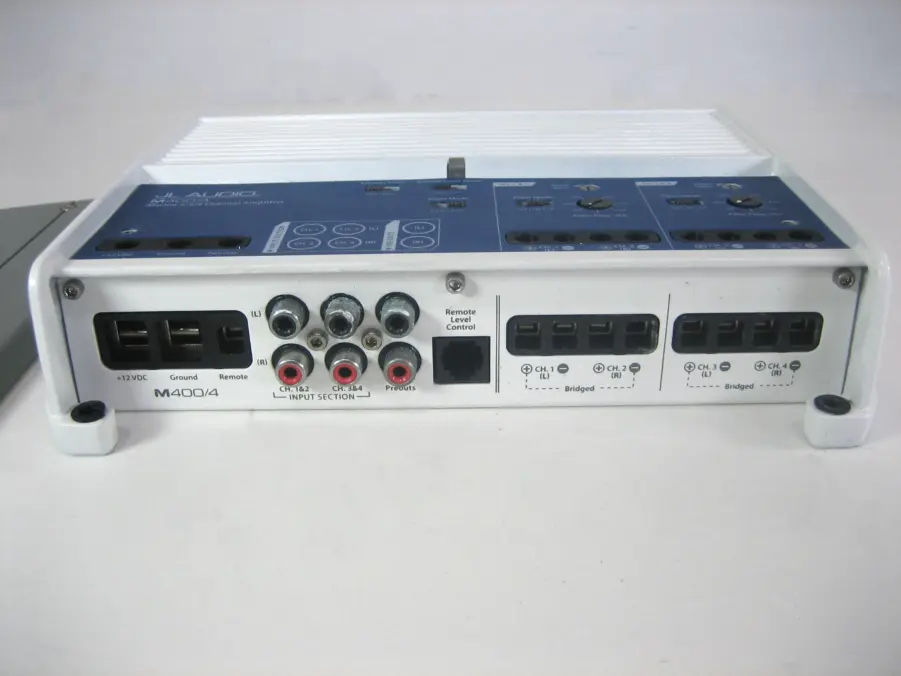 JL AUDIO M400/4 Marine Boat Amplifier 4 Channel 400W Amp - Max Marine
