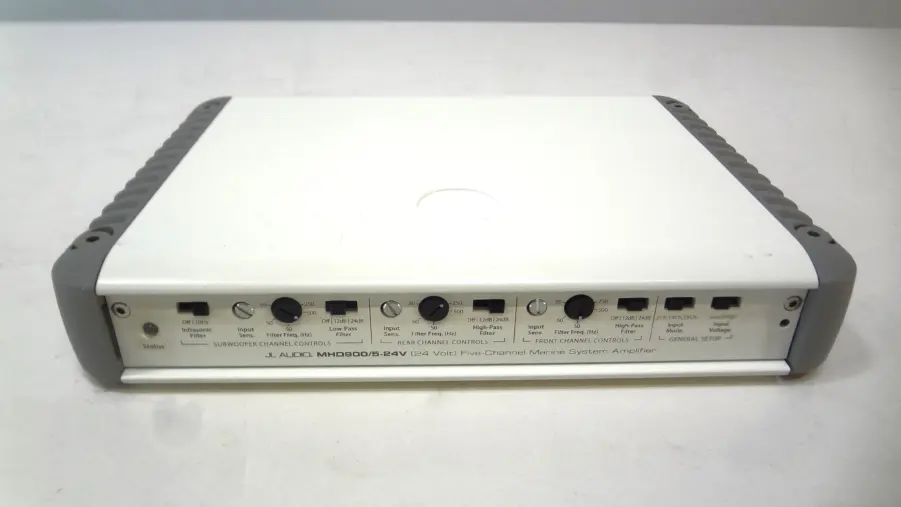 JL Audio MHD900/5-24V 900 W Class D Full-Range Marine System Amplifier - Image 2