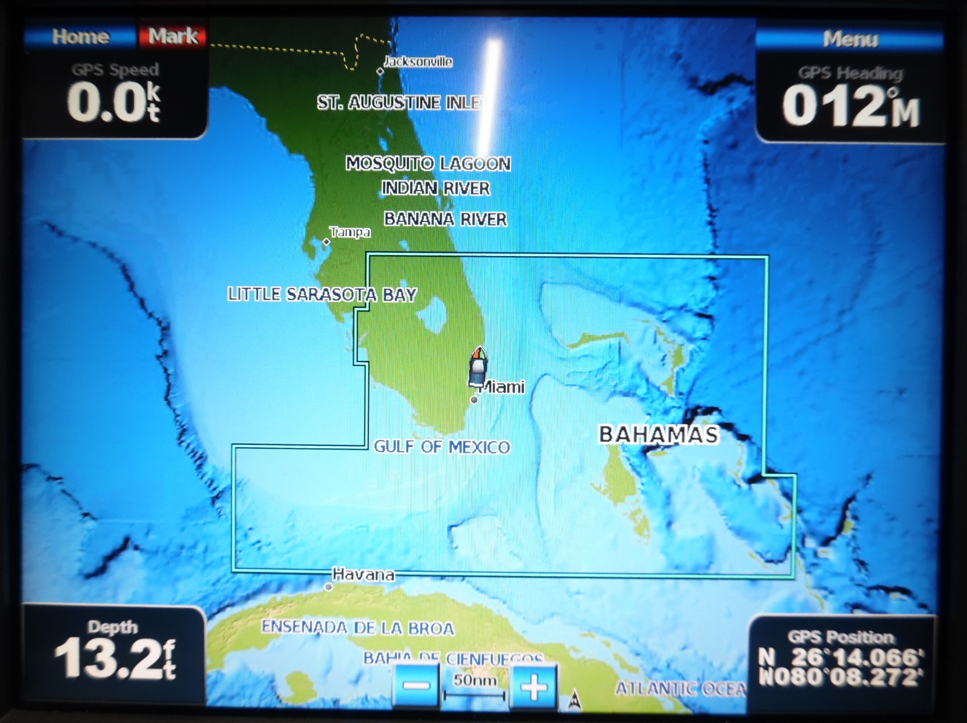 Garmin GPSmap 7215 Touchscreen MFD (Tested Good) W/Sun Cover Max
