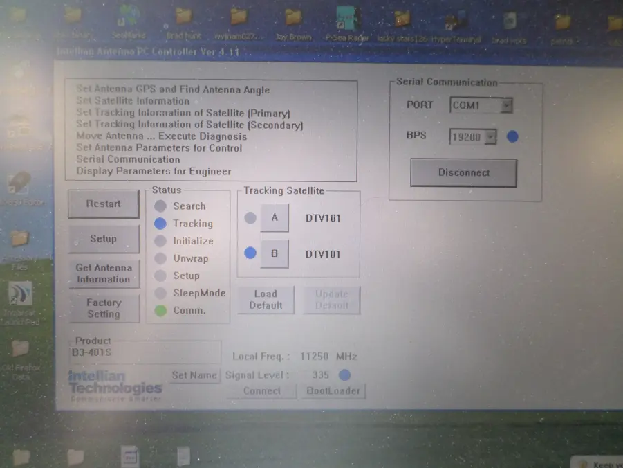 Intellian i4 Satellite TV Tracking Antenna 18" Complete System Tested