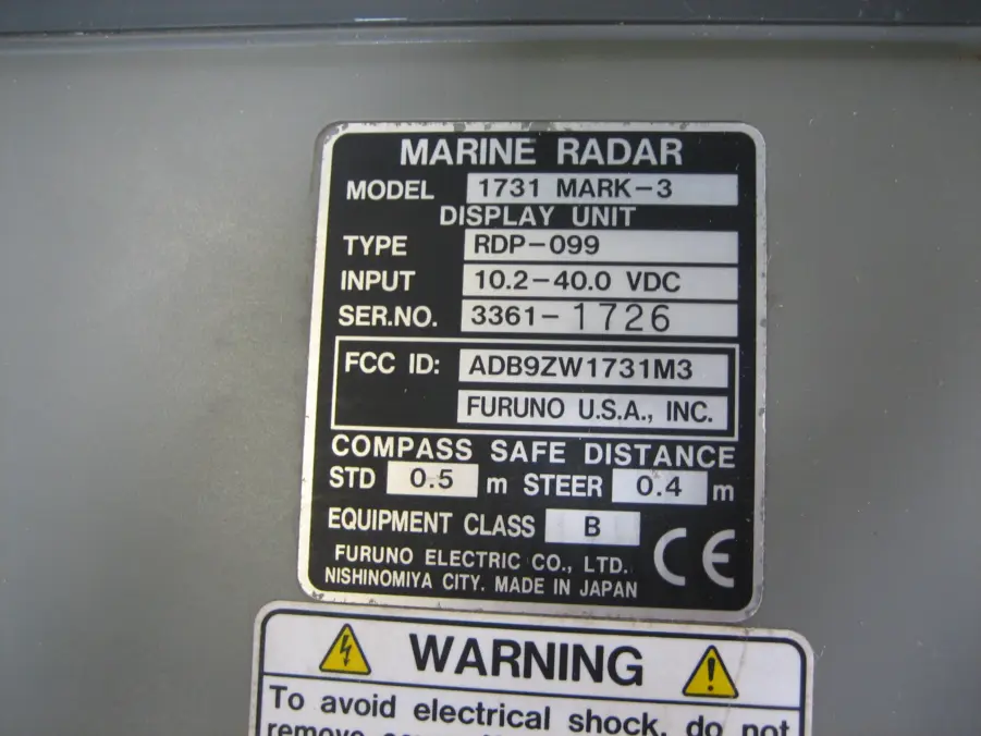 Furuno RDP-099 CRT Display for 1731, 1751,1761 Radar System - Image 5