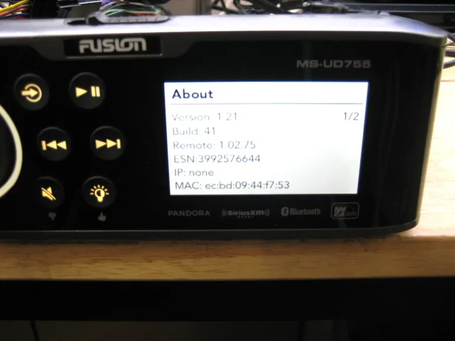 Fusion/MS-UD/AV755/Marine Digital Media Stereo with UNI-Dock-New Open Box - Image 12