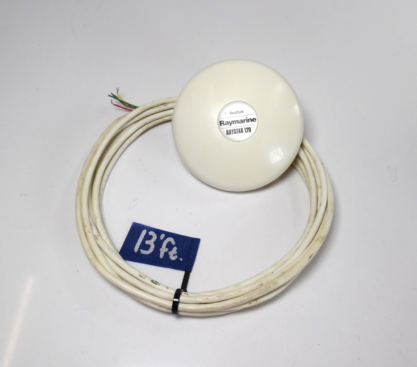 Raymarine Raystar 120 GPS Antenna for SeaTalk w/ Pole Mounting Kit E32025 TESTED / 90 Day