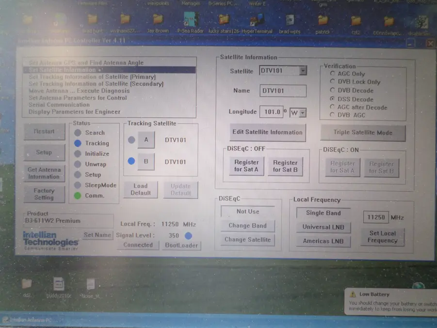 Intellian i6W 24" Worldwide Satellite TV Tracking Antenna Complete