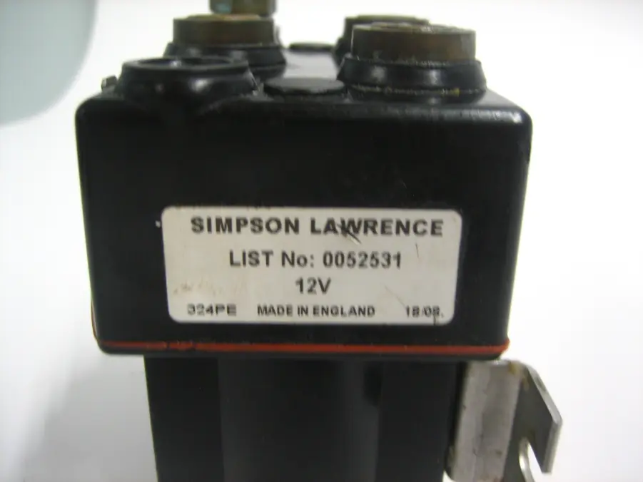 Simpson Lawrence (Lewmar) Dual Direction Solenoid - TESTED OK - 0052531 324PE - Image 4