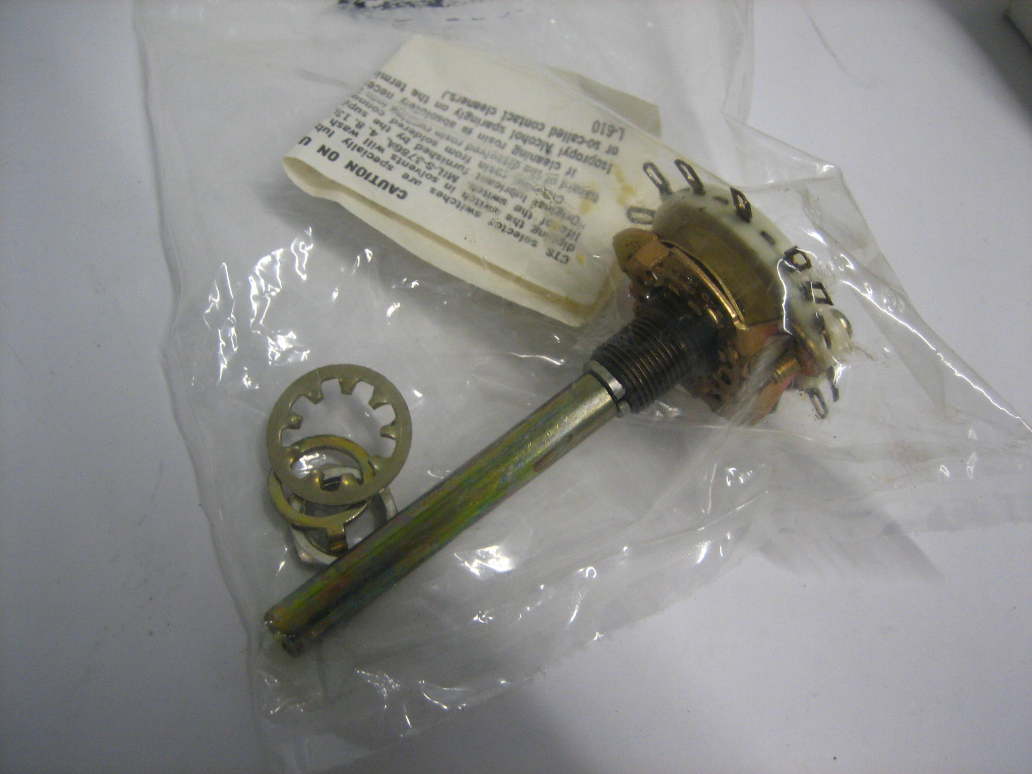 CTS T206 LOT OF 8 Rotary Switch 26 Position NonShorting Switch 212