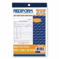 Rediform 2L260 Receiving Record Book - 50 Sets 3-part Carbon - NEW