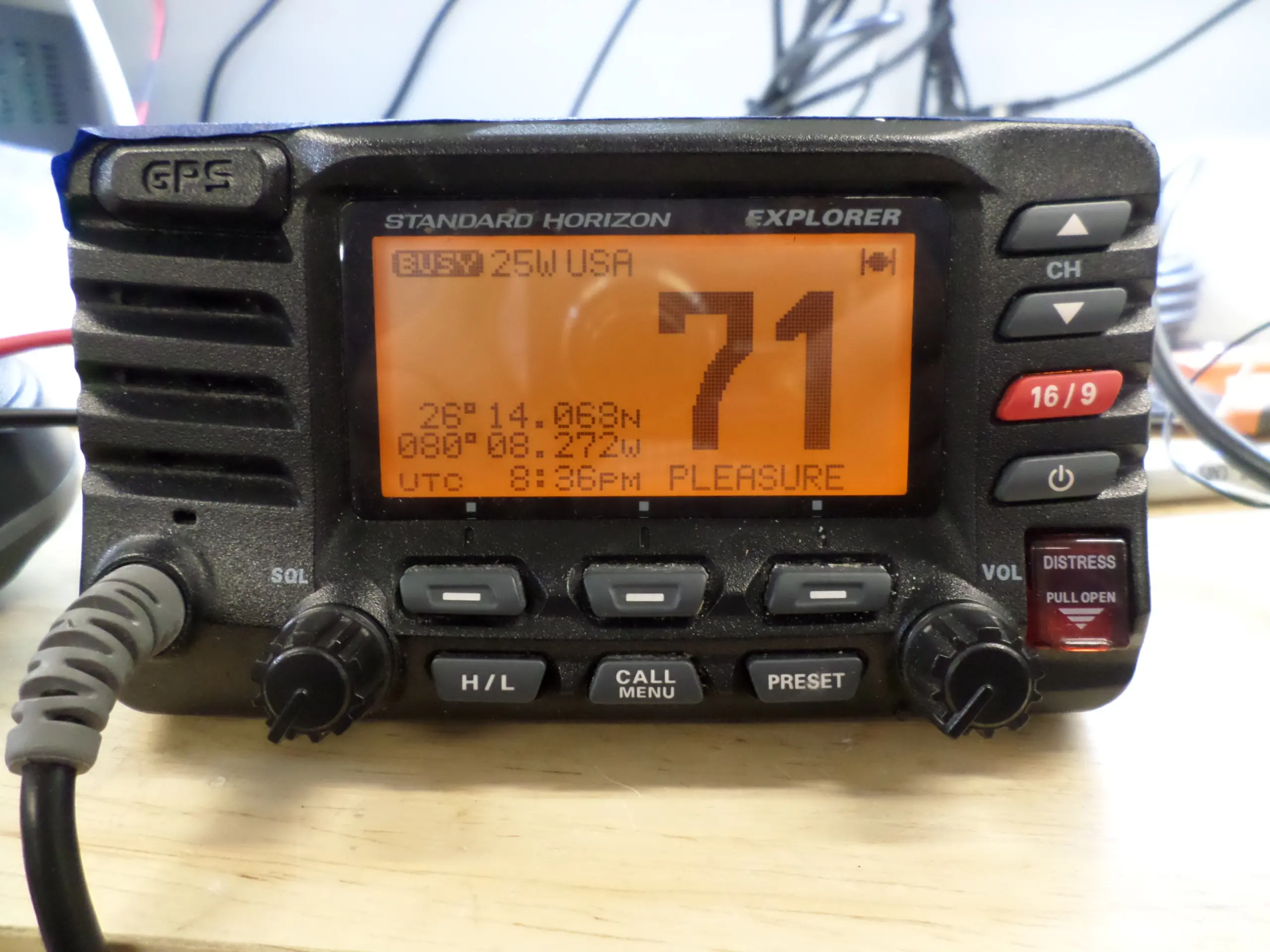 Standard Horizon Explorer GX1700 Marine VHF Radio with Built in GPS