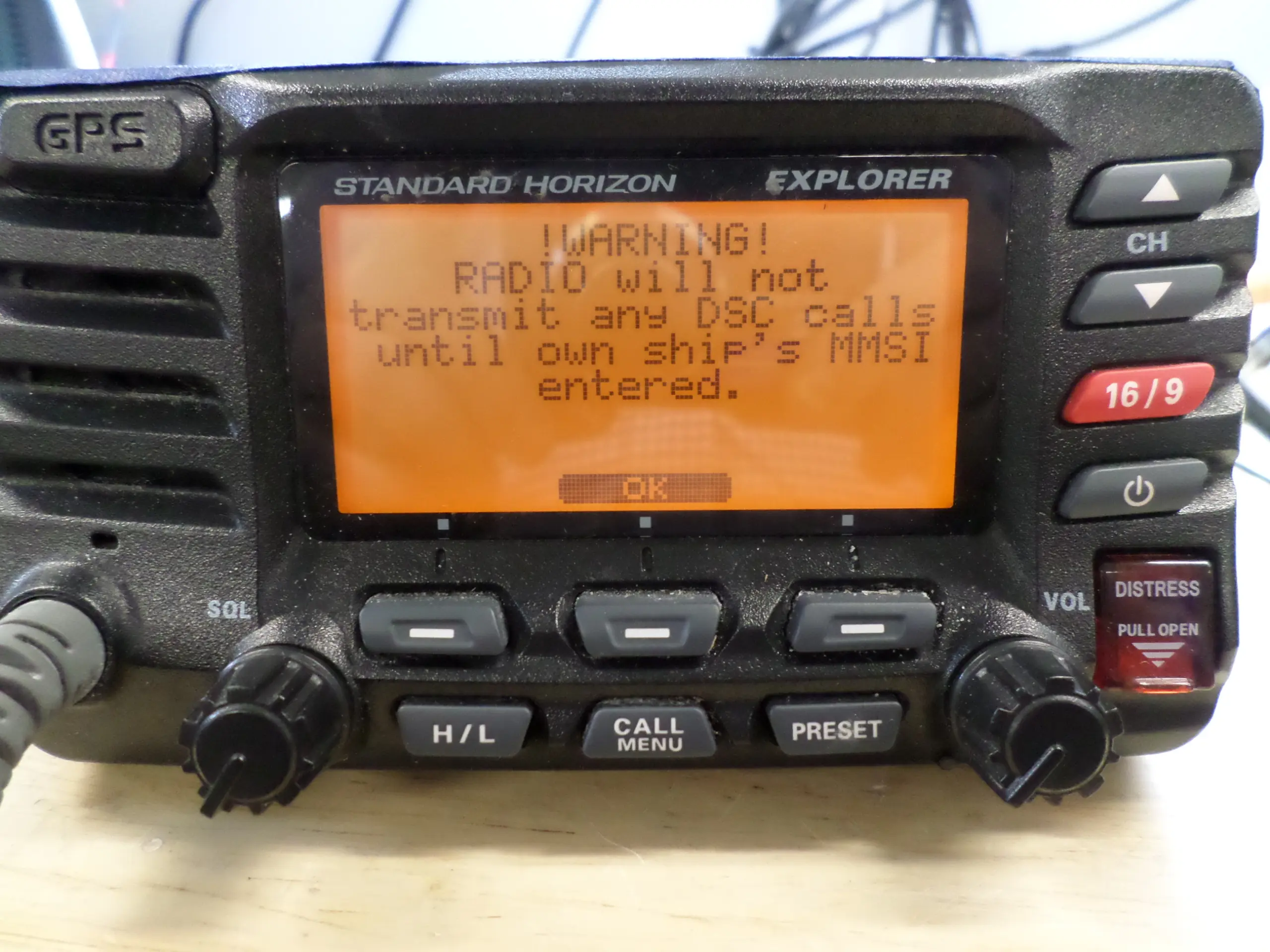 Standard Horizon Explorer GX1700 Marine VHF Radio with Built in GPS
