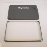 Raymarine Silver Bezel And Rubber Sun Cover f/ e165 Multifunction Display - Great Condition!