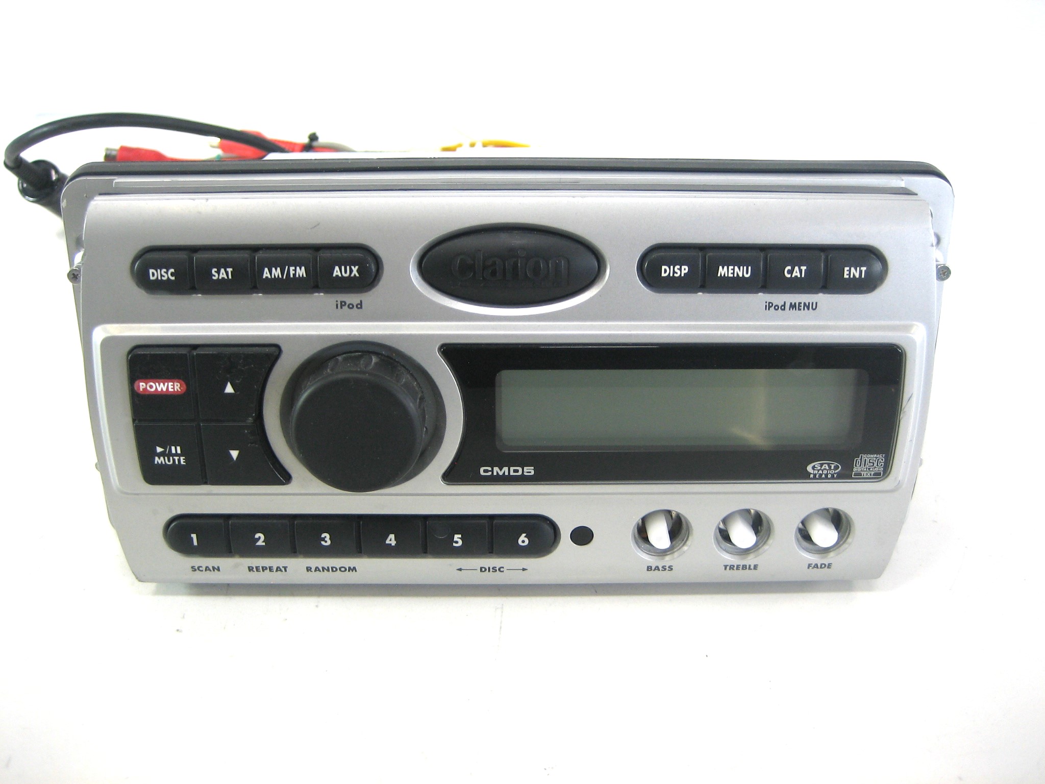 Clarion-CMD5-Marine AM FM CD MP3 WMA Receiver - Max Marine Electronics
