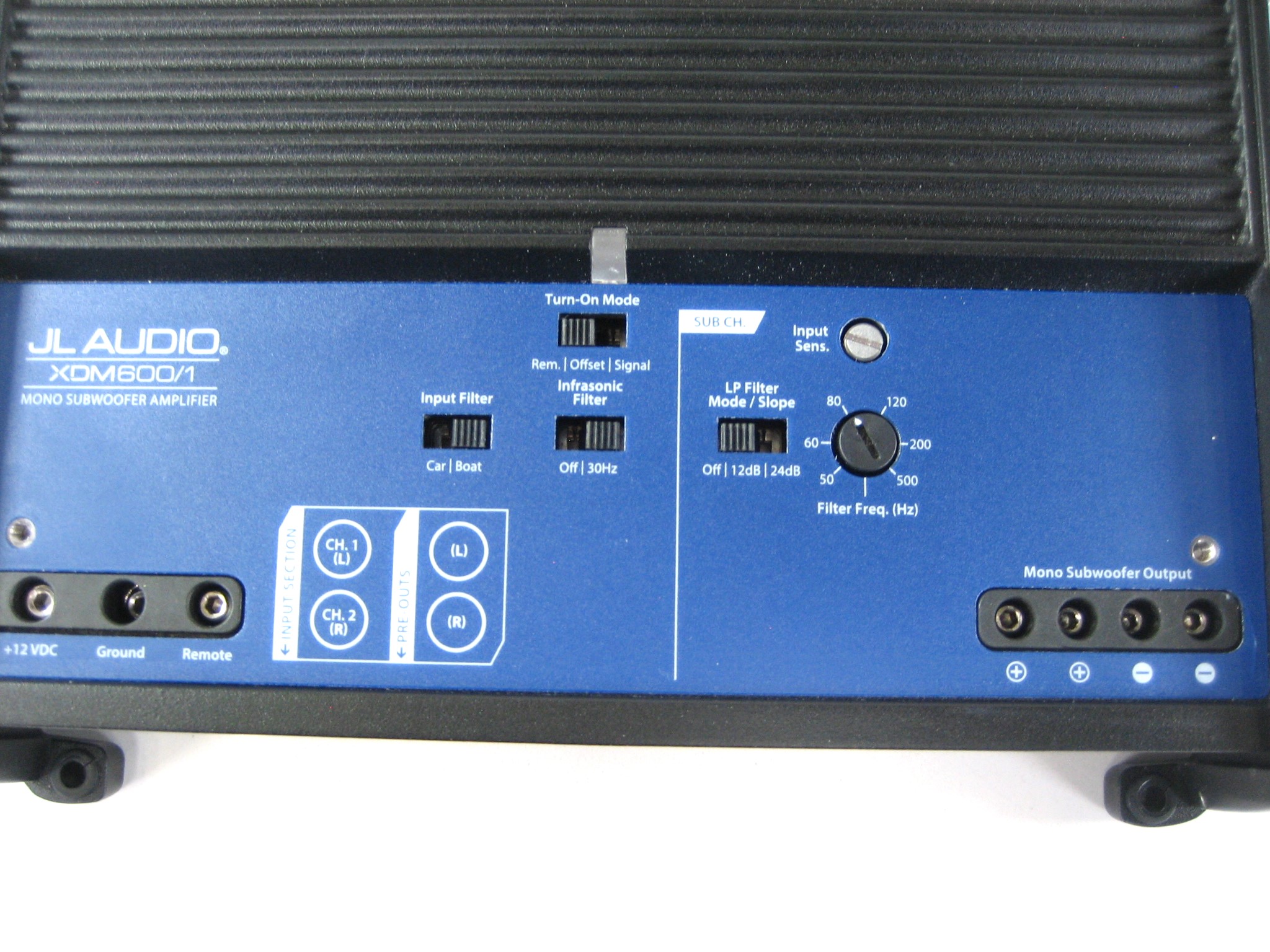 JL Audio/XDM600/1/Monoblock Class D Subwoofer Amplifier/For Parts Or