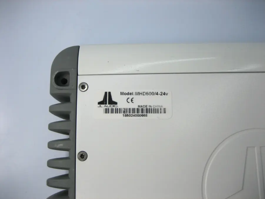 JL Audio MHD600/4-24V (24 Volt) 4 Channel Marine Amplifier-For Parts or Repair - Image 9
