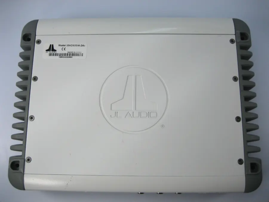 JL Audio MHD600/4-24V (24 Volt) 4 Channel Marine Amplifier-For Parts or Repair - Image 8