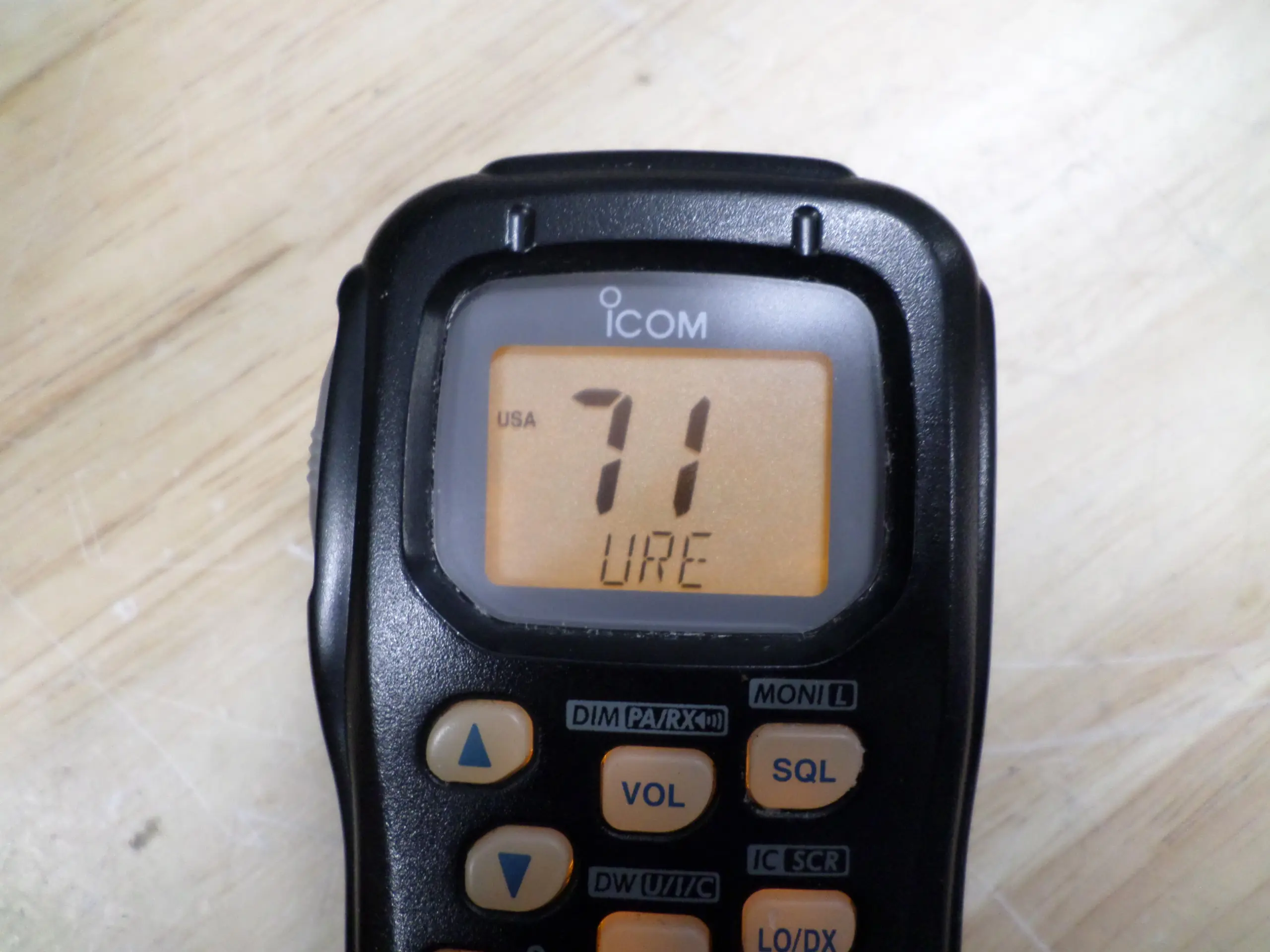 ICOM HM-157B Commandmic II Control Handset for IC-M504/604/422 VHFs ...