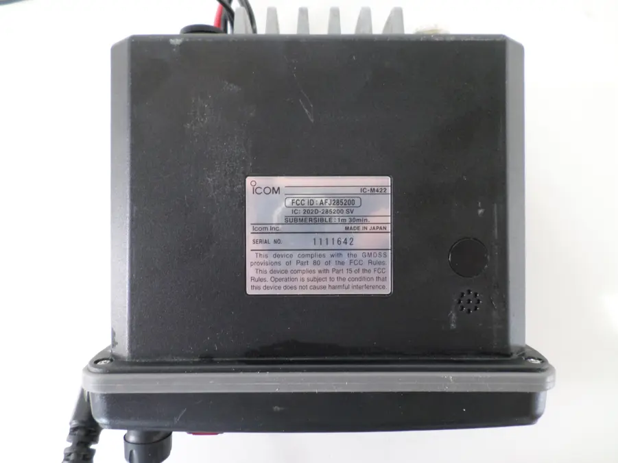 Icom IC-M422 Compact Marine DSC VHF Radio - Tested - Image 7