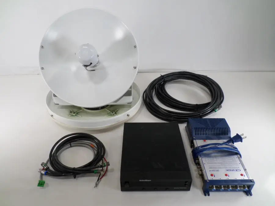 Intellian i2 12" Satellite TV Tracking Antenna System - Fully Tested