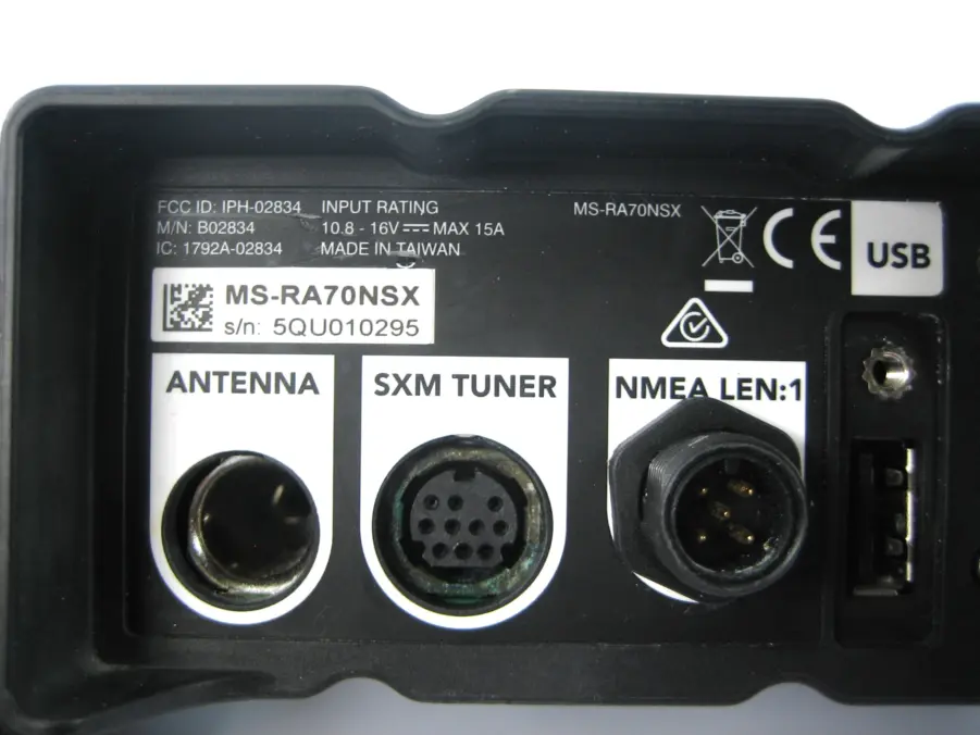 Fusion MSRA70NSX Marine Digital Media Receiver Max Marine Electronics