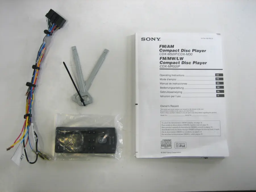 Sony CDX-M30 Marine Drive-S Detachable Face Audio System - Image 2