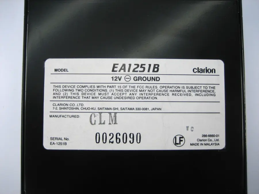 Clarion CeNet iPod Interface EA1251B - Image 5