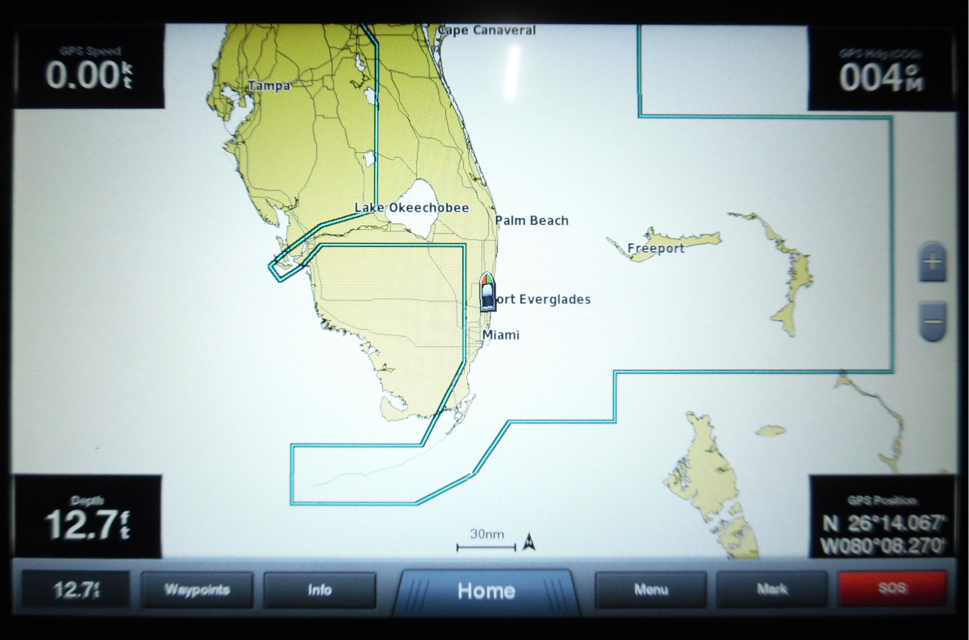 Garmin GPSMap 7610XSV Unit w/ internal CHIRP Sonar (Tested Good) 90 Day