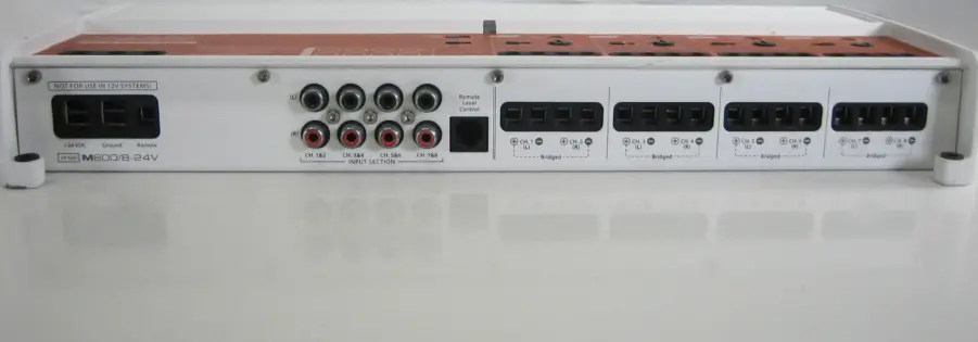 JL Audio M800/8v2-24V Marine Amplifier For 24V Systems For Parts or Repair - Image 4