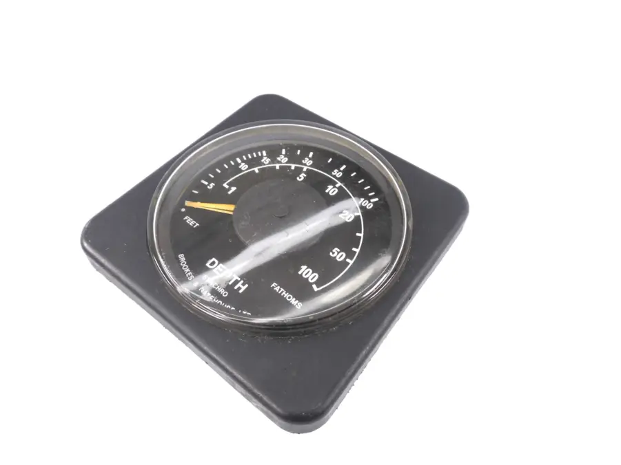 B&G H2000 Synchro Analog Depth Gauge(FT and Fathoms)TESTED GOOD! - Image 2