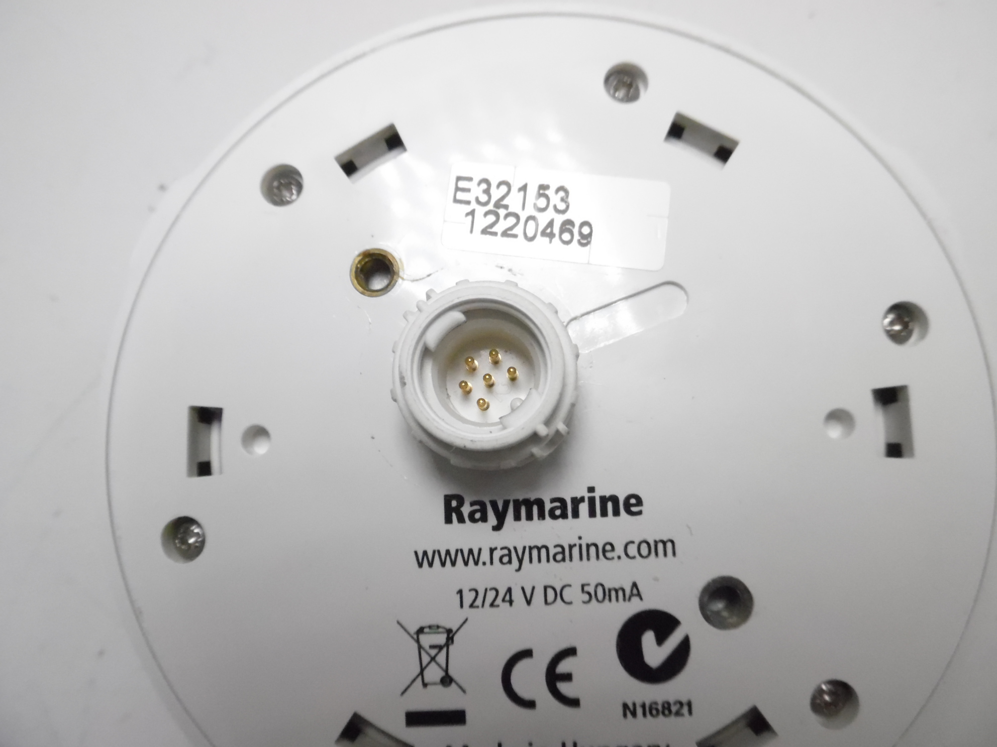 Raymarine Raystar130 GPS Antenna Complete Kit E32153 Good Condition