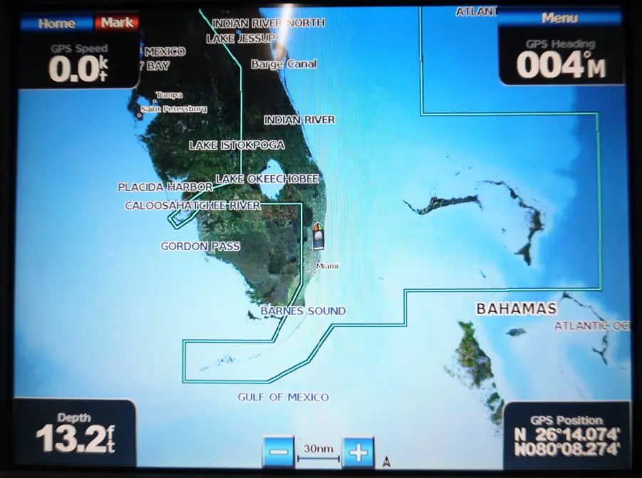 Garmin GPSMap 5015 MFD Great Working Cond w/Suncover (90 Day Warr) - Image 2
