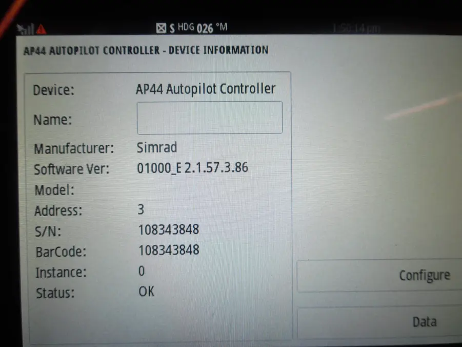 Simrad AP44 Autopilot Control Head 000-13289-001 - Image 11