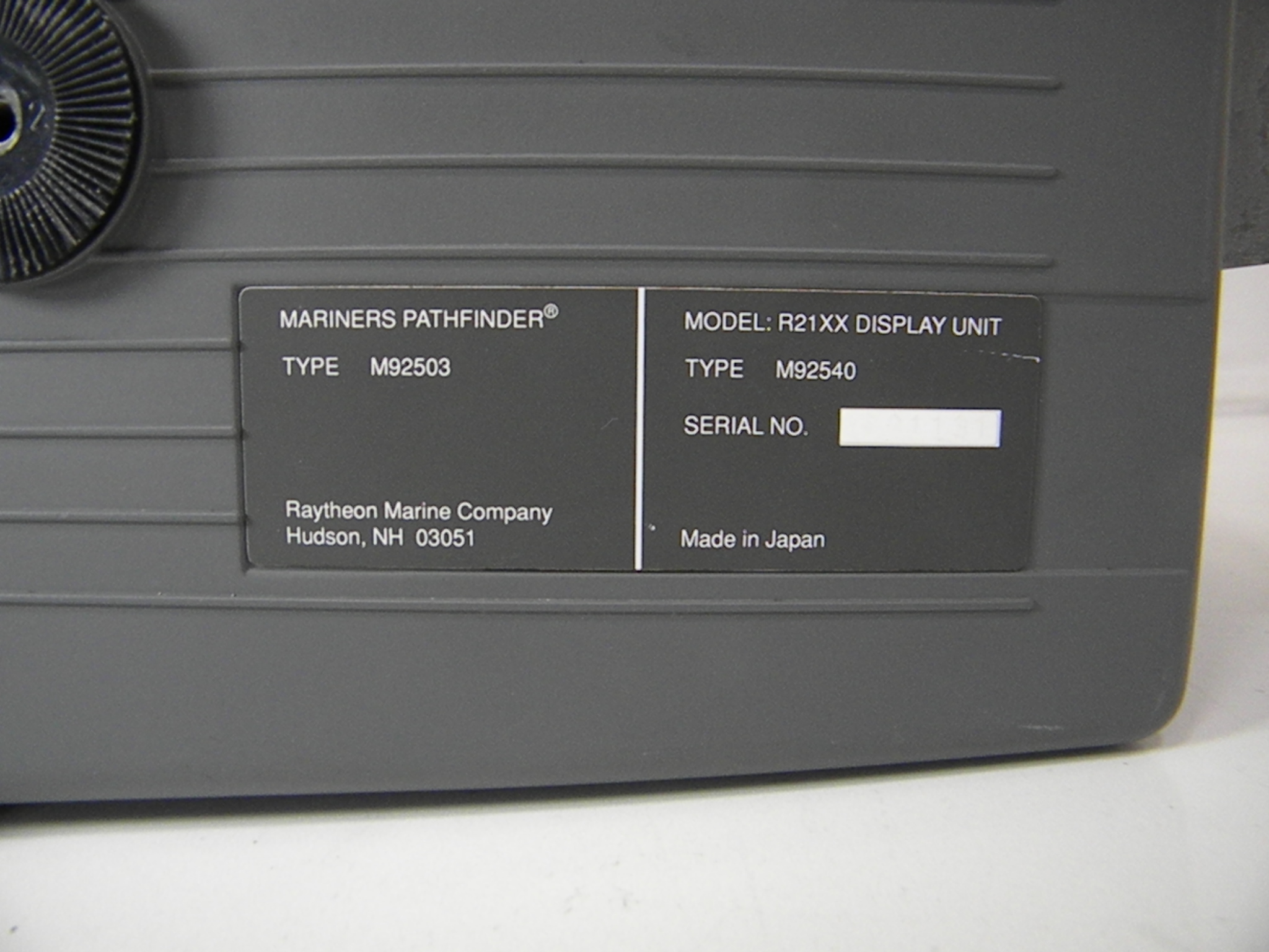Raytheon R20XX Raster Scan CRT Radar System w/M92539 24