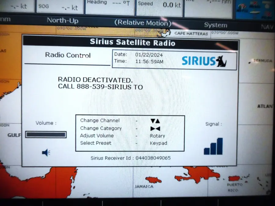 Raymarine SR6 Sirius Sat Wx/XM Receiver &HS Switch w/Accessories - 90 Day Warr! - Image 3