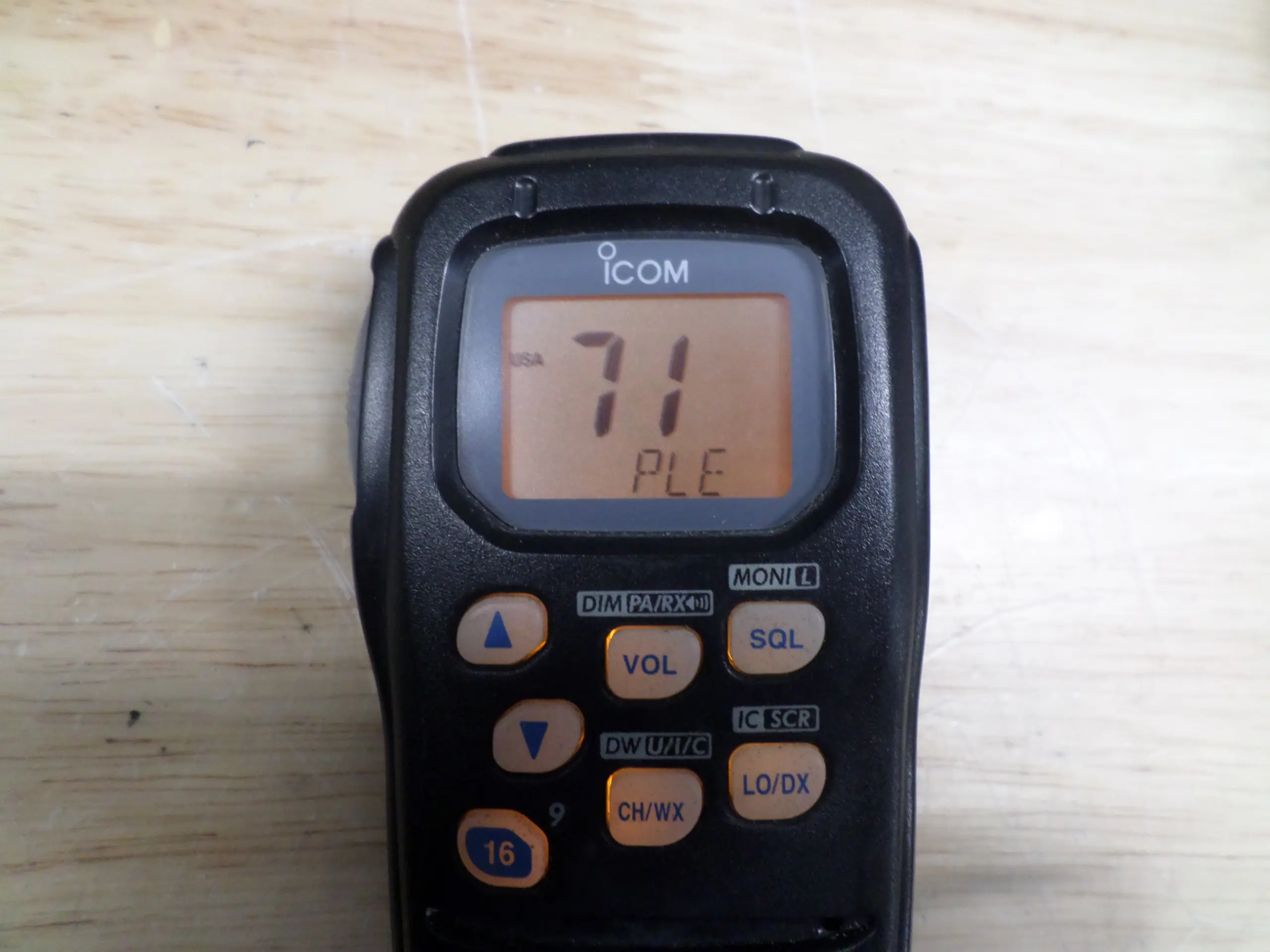 ICOM HM-157B Commandmic II Control Handset for IC-M604/504/422 VHFs ...